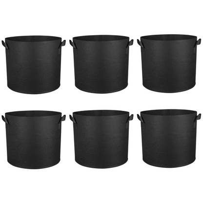 Kits de Vaso Tecido Feltro 11L Redondo para Plantas Grow