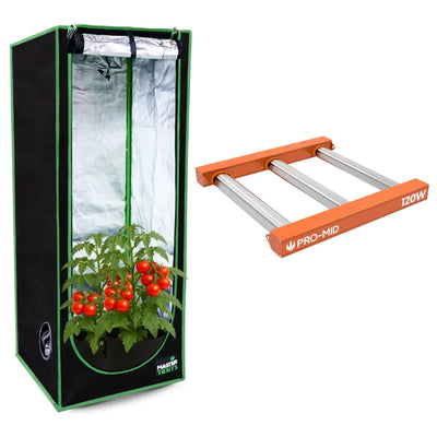 Kit de Cultivo Estufa Tenda 60x60x160 + Quantum Barra Qb 120w Samsung LM283B+