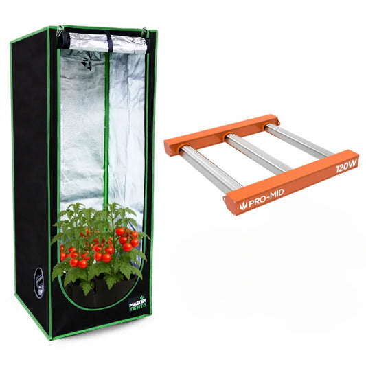Kit de Cultivo Estufa Tenda 80x80x180 + Quantum Barra Qb 120w Samsung LM283B+