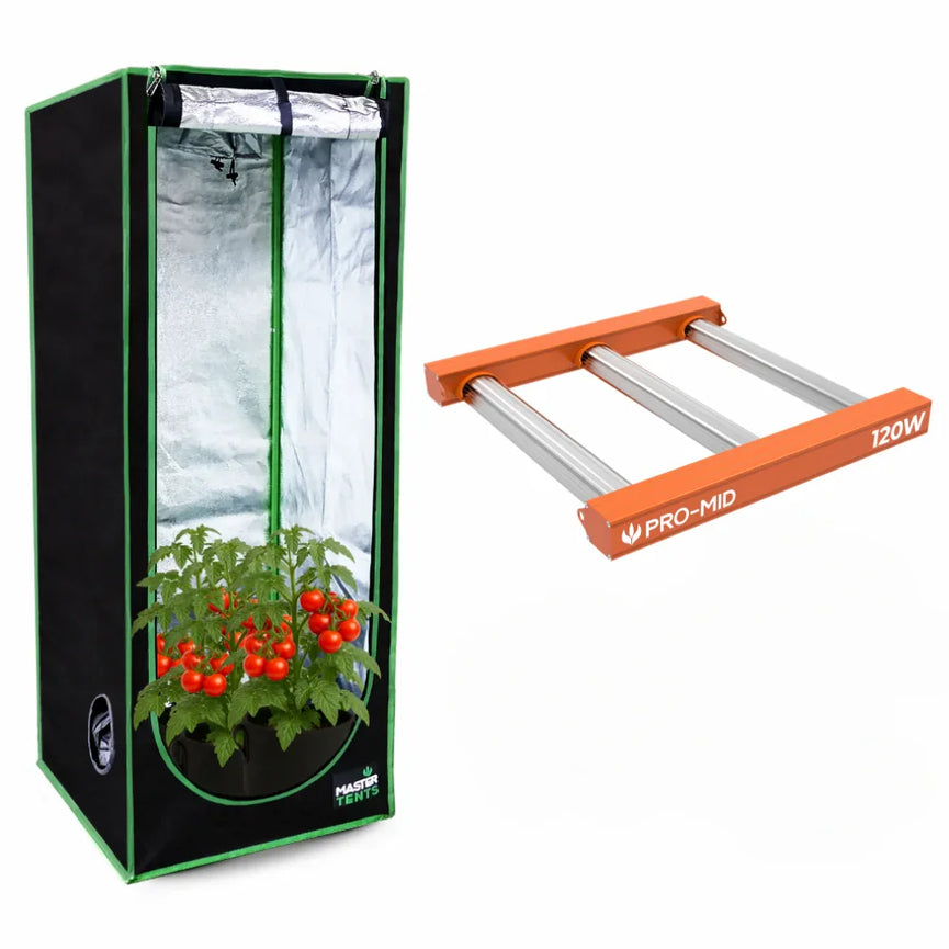 Kit de Cultivo Estufa Tenda 80x80x180 + Quantum Barra Qb 120w Samsung LM283B+