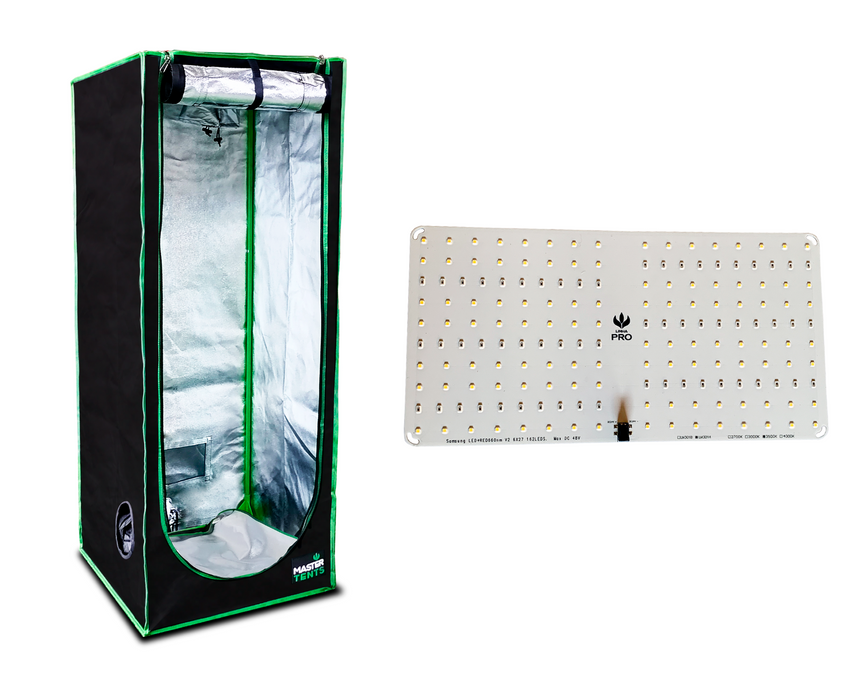 Kit de Cultivo Estufa 60x60x160 + Quantum Board 65w PRO Samsung LM301H EVO