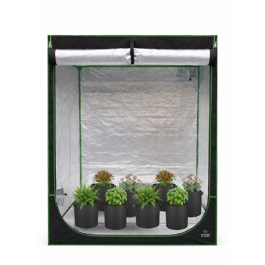 Estufa 120x120x200cm Tenda Grow para Cultivo Indoor Tecido Mylar Refletivo