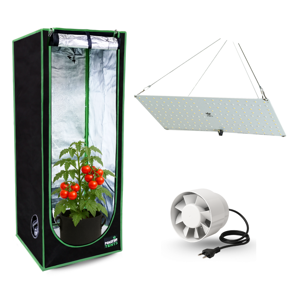 Kit Cultivo Indoor Grow 40x40x120 + LED Qb 65w Lm301h Evo + Exaustor Simples 100mm